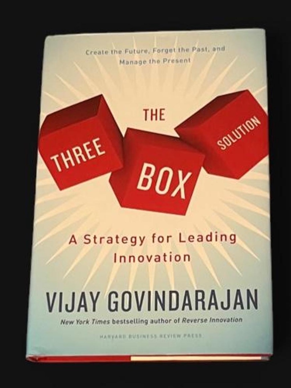 The Three-Box Solution by Vijay Govindarajan - Red & Cream Hardcover